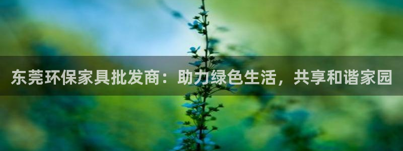 杏耀平台登录地址：东莞环保家具批发商：助力绿色生活，共享和谐